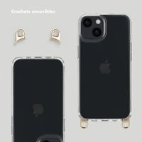 Selencia Coque avec crochets amovibles iPhone 14 - Transparent