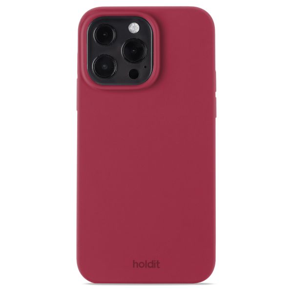 Holdit Coque Silicone iPhone 13 Pro - Red Velvet