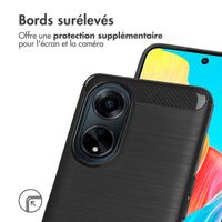 imoshion Coque Brushed Oppo A98 - Noir