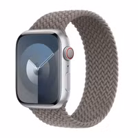 Apple Bracelet Solo tressé Apple Watch Series 1 - 9 / SE (38/40/41 mm) | Series 10 / 11 (42 mm) - Taille 2 - Clay