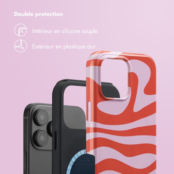 Selencia Coque arrière Vivid avec MagSafe Apple iPhone 16 Pro Max - Dream Swirl Pink