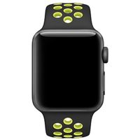 Apple Nike Sport bracelet Apple Watch Series 1-9 / SE - 38/40/41 mm / Series 10 - 42 mm - Black/Volt