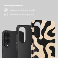 Selencia Coque arrière Vivid Samsung Galaxy S25 Edge - Art Wave Black