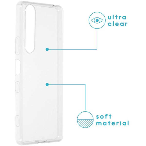 imoshion Softcase Back Cover Sony Xperia 1 III - Transparent