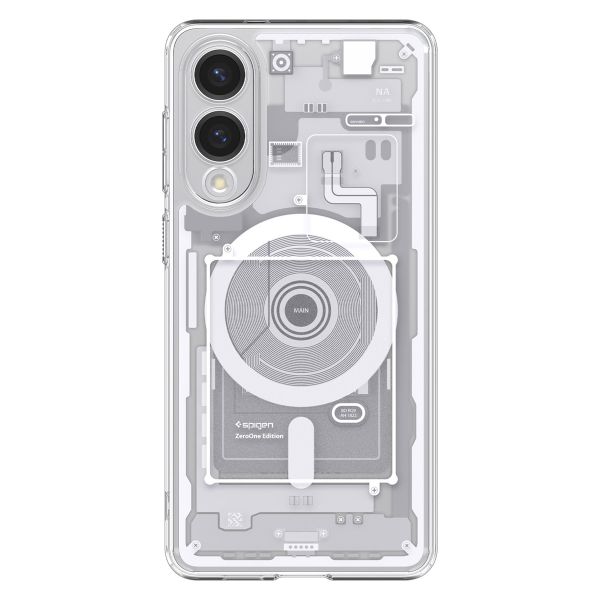 Spigen Coque Ultra Hybrid Zero One MagFit Samsung Galaxy S25 Edge - Blanc