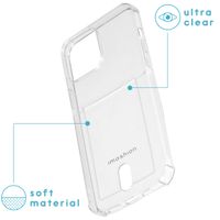 imoshion ﻿Coque silicone avec support de passe iPhone 13 Pro - Transparent