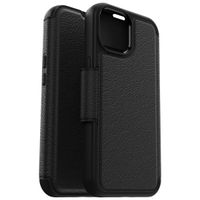 OtterBox Étui de télephone portefeuille Strada MagSafe Apple iPhone 15 - Noir