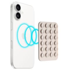 Selencia Support de téléphone à ventouses MagSafe - Warm Grey