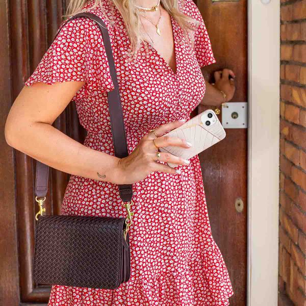 Selencia Aurora Coque Fashion Samsung Galaxy A33 - Earth Leaf Beige