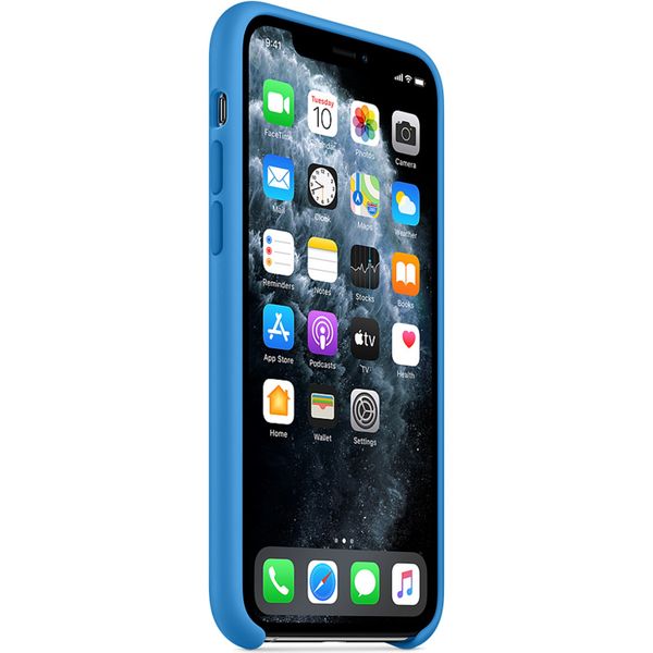 Apple Coque en silicone Apple iPhone 11 Pro - Surf Blue