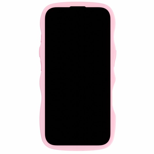Holdit Coque Wavy Apple iPhone 16 Plus - Transparent / Pink