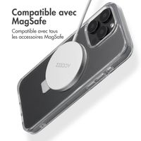 Accezz Coque Ring Stand avec MagSafe Apple iPhone 15 Pro Max - Transparent