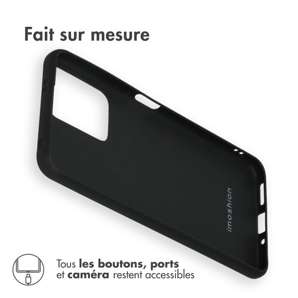 imoshion Coque Couleur Xiaomi Redmi Note 12 / Xiaomi Poco X5 5G - Noir