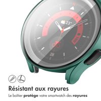 imoshion Coque rigide à couverture complète Samsung Galaxy Watch 4 44 mm - Vert foncé