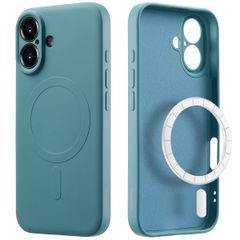 imoshion Coque Couleur avec MagSafe iPhone 16 - Smoke Green