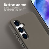 imoshion Coque de couleur avec cordon amovible Samsung Galaxy A55 - Black Coffee