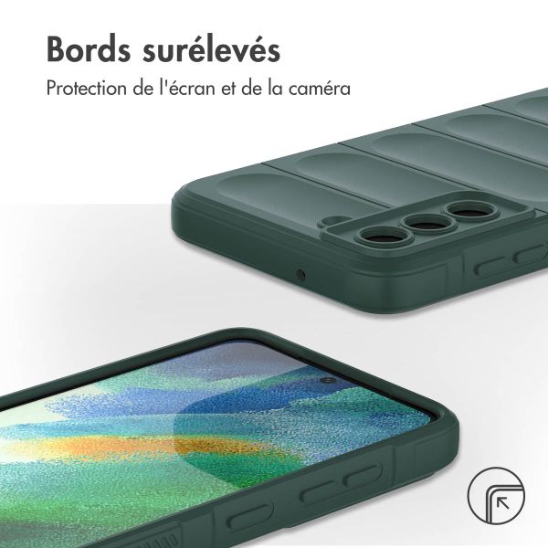 imoshion EasyGrip Backcover Samsung Galaxy S21 FE - Vert foncé