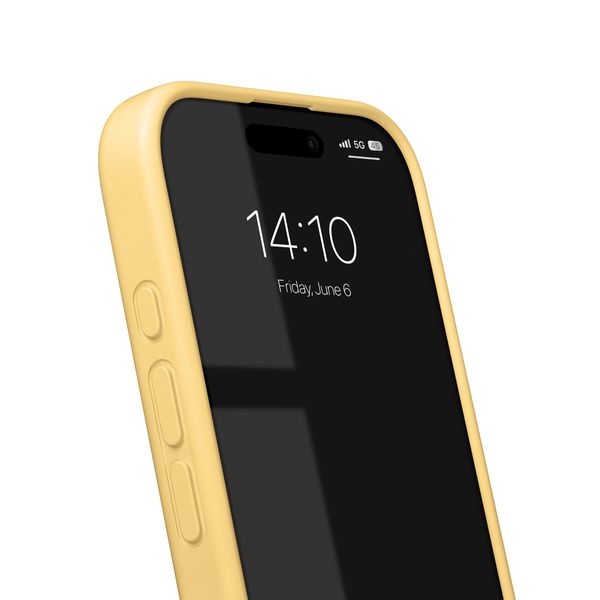 iDeal of Sweden Coque en silicone avec MagSafe Apple iPhone 16 Pro Max - Soft Lemon