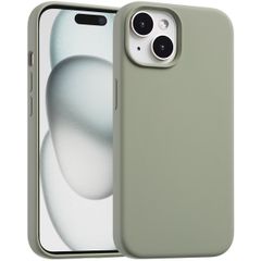 Accezz Coque Liquid Silicone avec MagSafe Apple iPhone 15 - Cooper Green