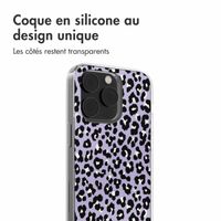 imoshion Coque Design iPhone 14 - Leopard Lilac