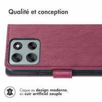 imoshion Étui de télephone portefeuille Motorola Moto G56 - Marron