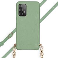 Selencia Coque Serpent avec corde Samsung Galaxy A52(s) (5G/4G) - Vert