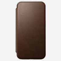 Nomad Étui de télephone portefeuille Modern Leather Folio Apple iPhone 15 Pro - Marron