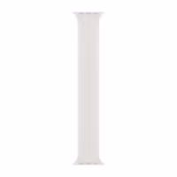 Apple Bracelet Boucle unique en Silicone Apple Watch | 44/45/46/49 mm - Taille 9 - White