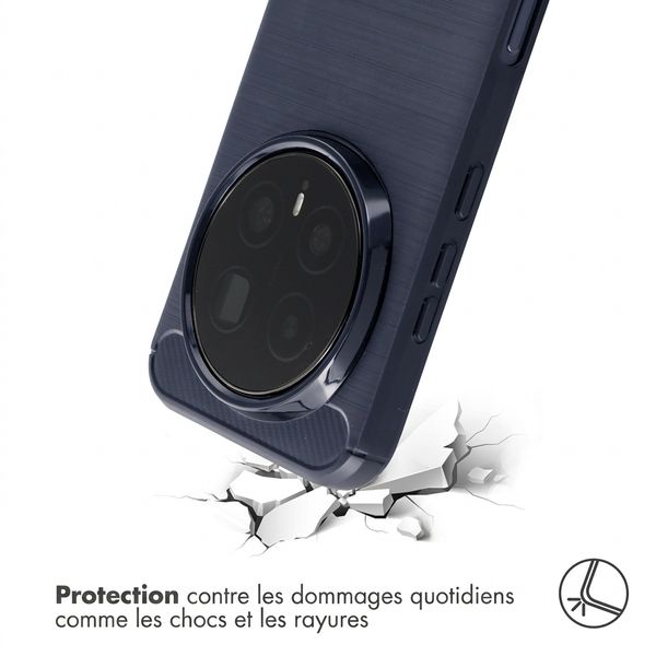 imoshion Coque Brushed Honor Magic8 Pro - Bleu foncé