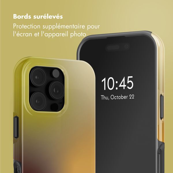 Selencia Coque arrière Vivid avec MagSafe Apple iPhone 16 Pro - Gradient Olive Dust