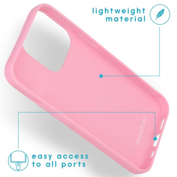 imoshion Coque Couleur iPhone 13 Pro - Rose