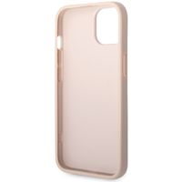 Guess Coque 4G Metal Logo Backcover Apple iPhone 15 - Rose