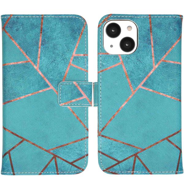 imoshion Coque silicone design iPhone 14 - Blue Graphic