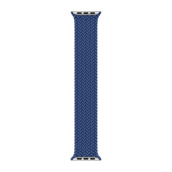 Apple Bracelet Solo tressé Apple Watch | 38/40/41/42 mm - Taille 1 - Atlantic Blue