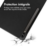 imoshion Coque tablette Trifold Samsung Galaxy Tab S10 Ultra / Tab S9 Ultra - Noir