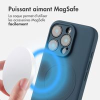 imoshion Coque Couleur avec MagSafe iPhone 16 Pro - Bleu foncé