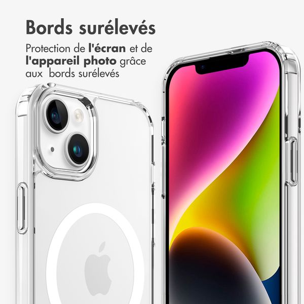 imoshion Coque MagSafe avec cordon amovible Apple iPhone 14 - Transparent