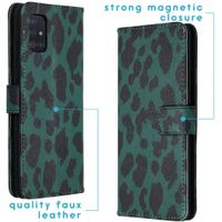 imoshion Coque silicone design Samsung Galaxy A51 - Green Leopard