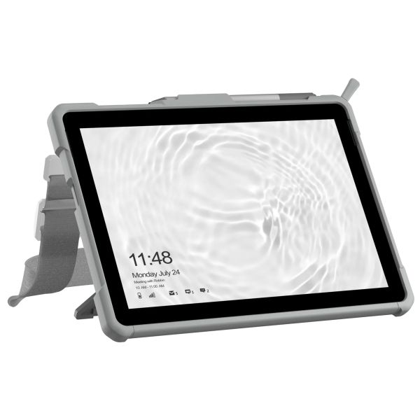 UAG Coque tablette Plasma Healthcare avec strap et bandoulière Microsoft Surface Go / Go 2 / Go 3 / Go 4 - Blanc / Gris