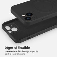 imoshion Coque Couleur avec MagSafe iPhone 13 - Noir