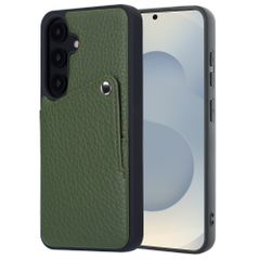 Selencia Coque Riva avec porte-cartes Samsung Galaxy S25 / S24 - Sage Green
