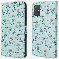 imoshion ﻿Étui de téléphone portefeuille Design Samsung Galaxy A51 - Blue Flowers