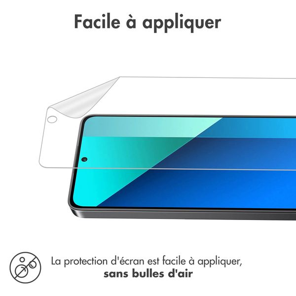 imoshion Protection d'écran Film 3 pack Xiaomi Redmi Note 13 (5G) - Transparent