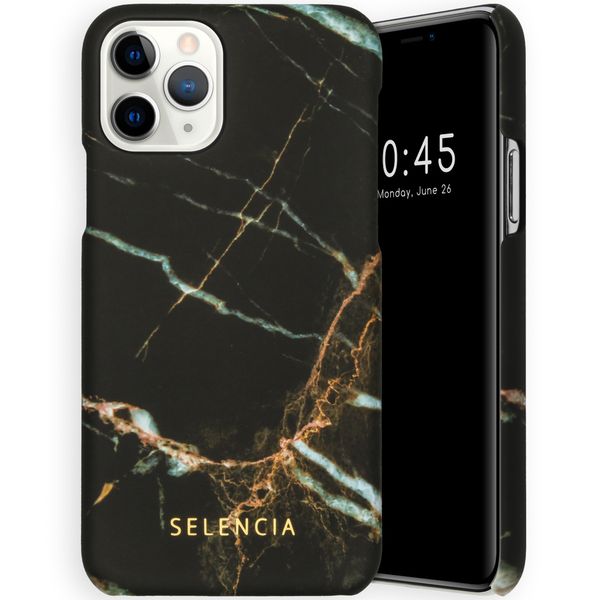 Selencia Coque Maya Fashion iPhone 11 Pro - Marble Black