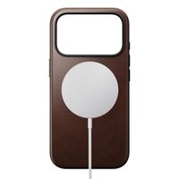 Nomad Coque Modern Horween Leather Apple iPhone 17 Pro - Rustic Brown