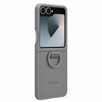 Samsung Original Coque en silicone Ring Galaxy Z Flip 6 - Gray