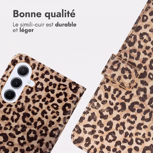 imoshion Étui de télephone portefeuille Design Samsung Galaxy A56 - Leopard Mood