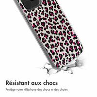 imoshion Coque Design iPhone 14 - Leopard Pink