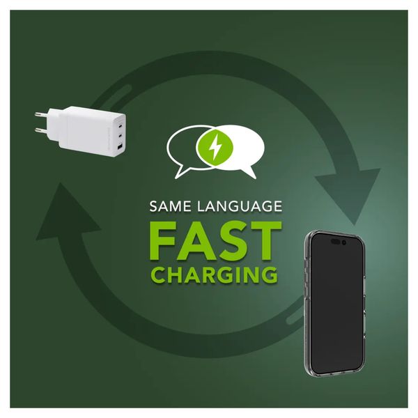 dbramante1928 Chargeur Re-charge 2x USB-C 65 W et USB-A 18 W - Blanc