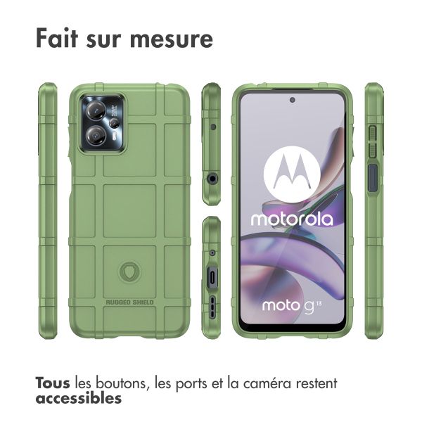 imoshion Coque Arrière Rugged Shield Motorola Moto G13 - Vert